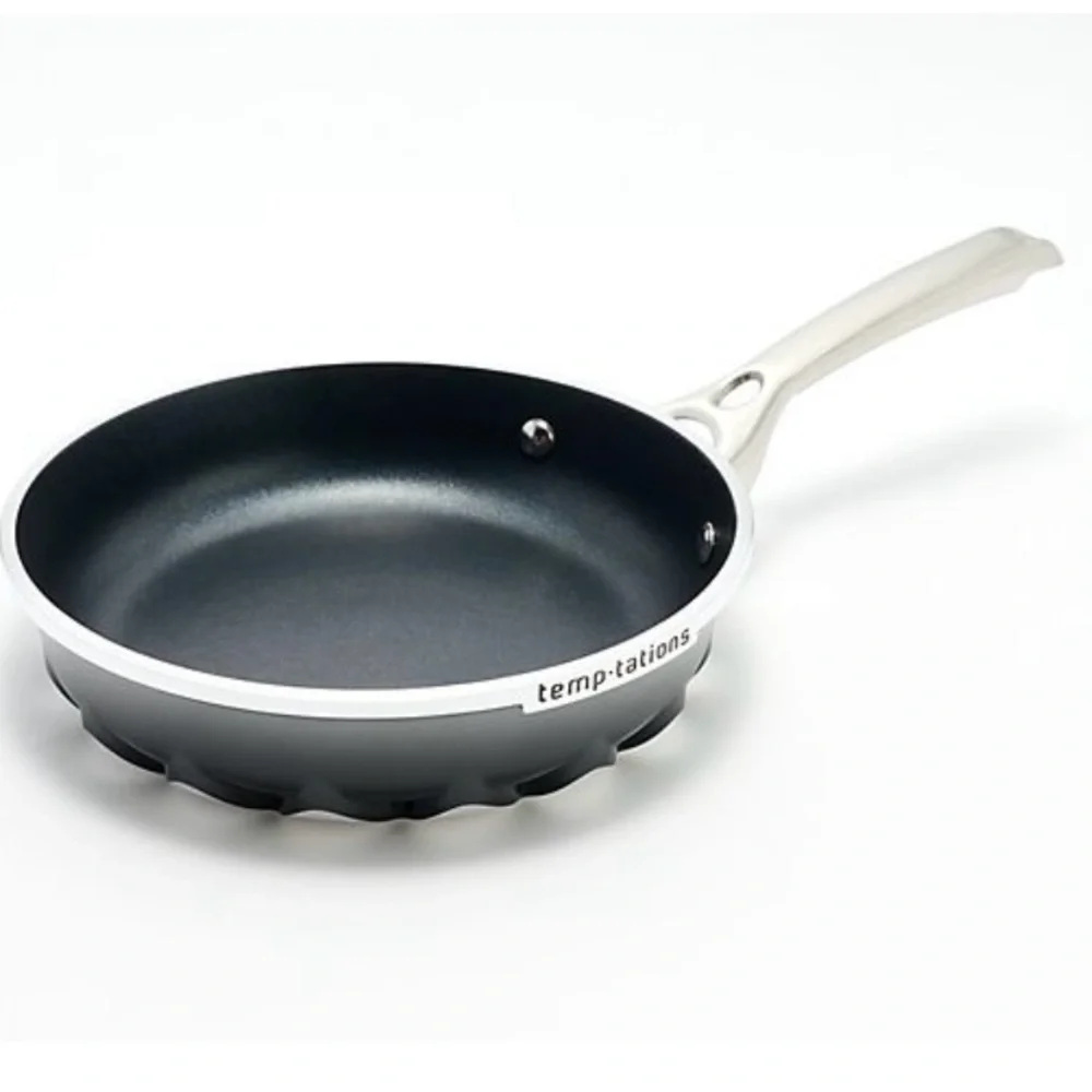 Temp-Tations 3-piece swing lid cookware set with silicone grips - Picture 2 of 7